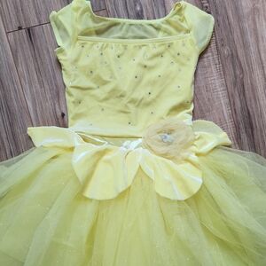 Charming Yellow Fairy Dress for Kids